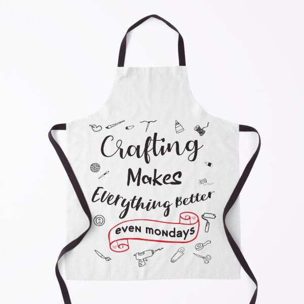 Item preview, Funny Gifts - Crafting Makes Everything Better Even Mondays Gift For Craftspeople designed and sold by JustBeStylish.