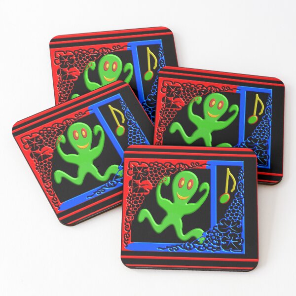 Item preview, GEOMETRIC LINES NOTES MUSIC & FLORAL ORNEMENTS  WITH AN OCTOPUS designed and sold by Ralek.