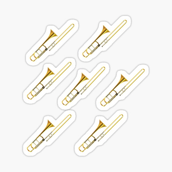 Item preview, 76 Trombones (well, 7)  Sticker Pack designed and sold by BlakefourDesign.