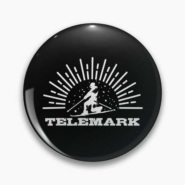 Item preview, Vintage Telemark Ski Telemarking Skiing Telemarker designed and sold by ColorDreamer.