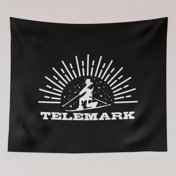 Item preview, Vintage Telemark Ski Telemarking Skiing Telemarker designed and sold by ColorDreamer.