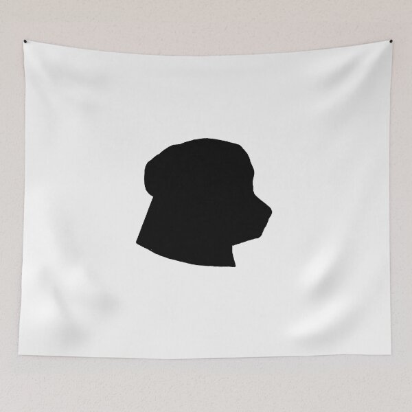 Item preview, Black Lab Silhouette designed and sold by Mysticartshop.