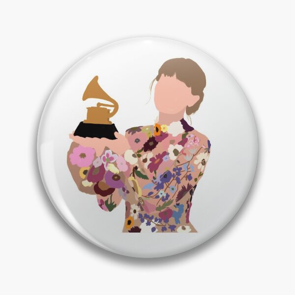 Taylor Swift with Grammy Pin