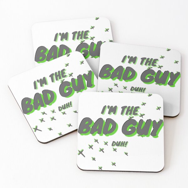 Item preview, Bad Guy Duh Bille Eilish Inspired Art Lyrics Design designed and sold by ICRainbowMoons.
