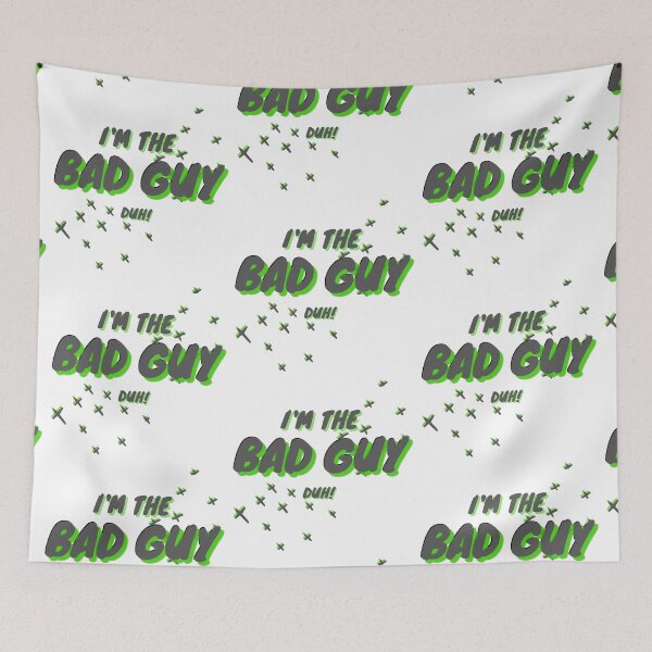 Item preview, Bad Guy Duh Bille Eilish Inspired Art Lyrics Design designed and sold by ICRainbowMoons.
