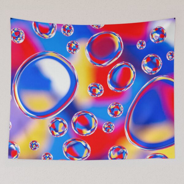 Item preview, Submerged in Rainbow Bubbles designed and sold by IMPHives.