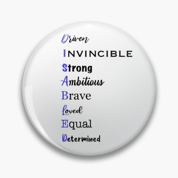 Item preview, DISABLED (blue) designed and sold by Elle  Hazlett.
