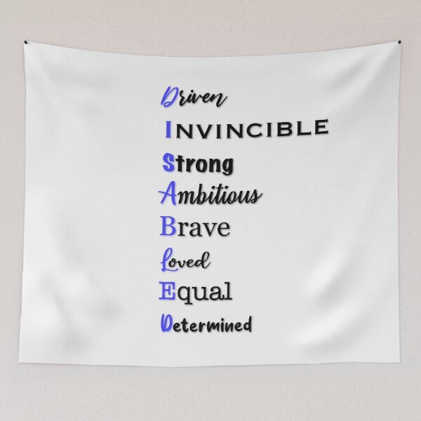 Item preview, DISABLED (blue) designed and sold by Elle  Hazlett.