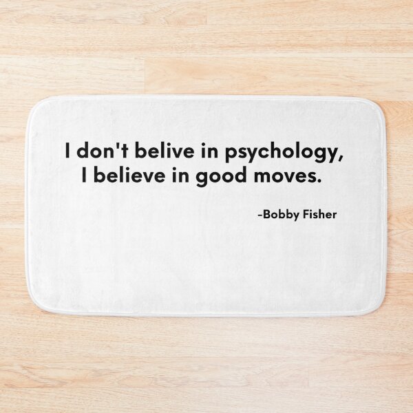 Item preview, Bobby Fischer quote on chess. designed and sold by chessmate.