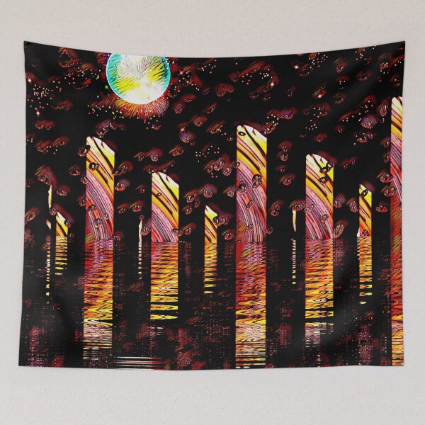 Item preview, Vurltwine River City Skyline designed and sold by Roanemermaid.