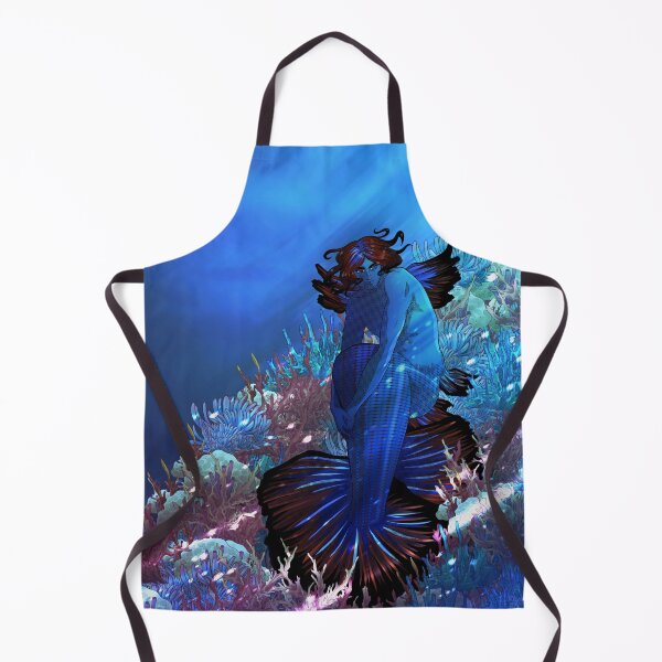 Item preview, Betafish Merman designed and sold by HoneyPottsArt.