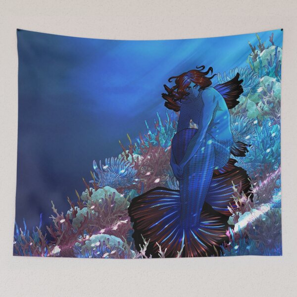 Item preview, Betafish Merman designed and sold by HoneyPottsArt.