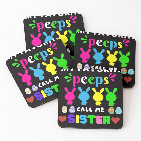 Item preview, My Favorite Peeps Call Me sister Essential designed and sold by RanirO.