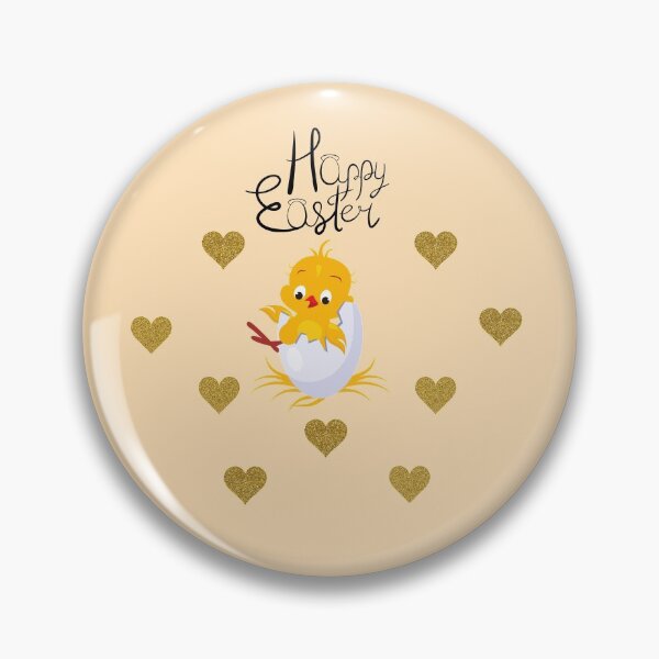 Item preview, Happy Easter Glitter Heart Chick designed and sold by Imemewell.