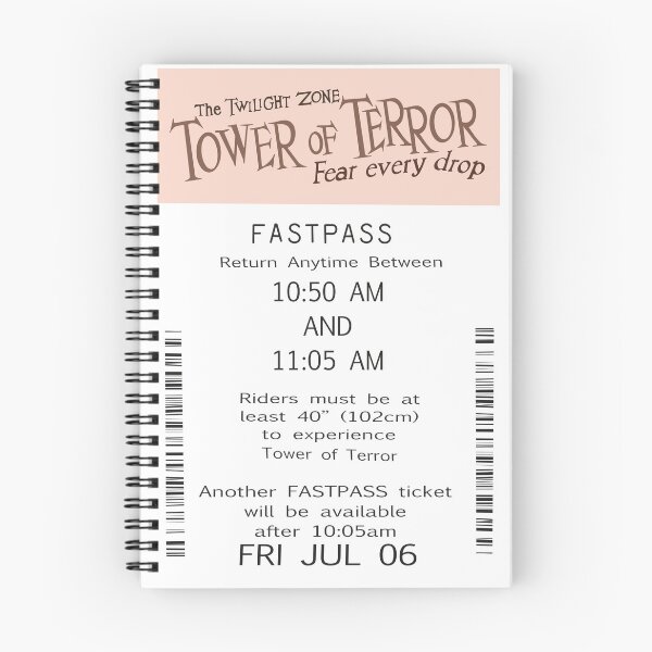 Item preview, Tower of Fear Ticket  designed and sold by KatrinaAnya.