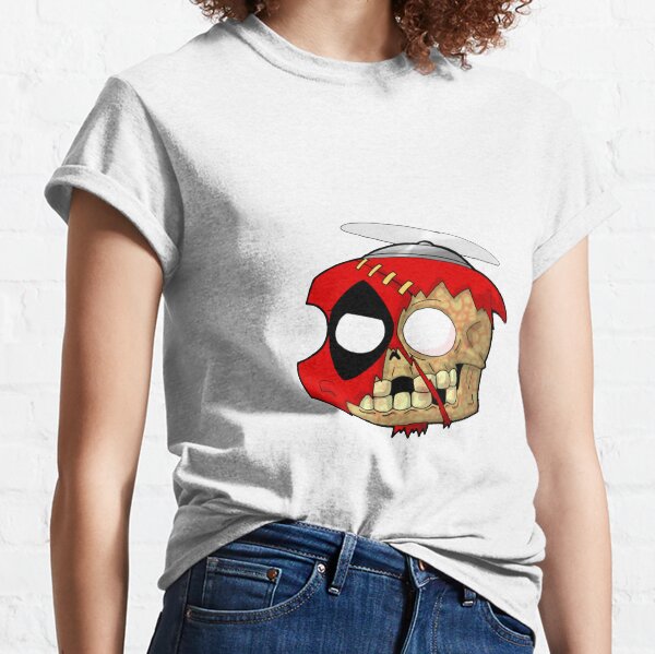 t shirt deadpool femme