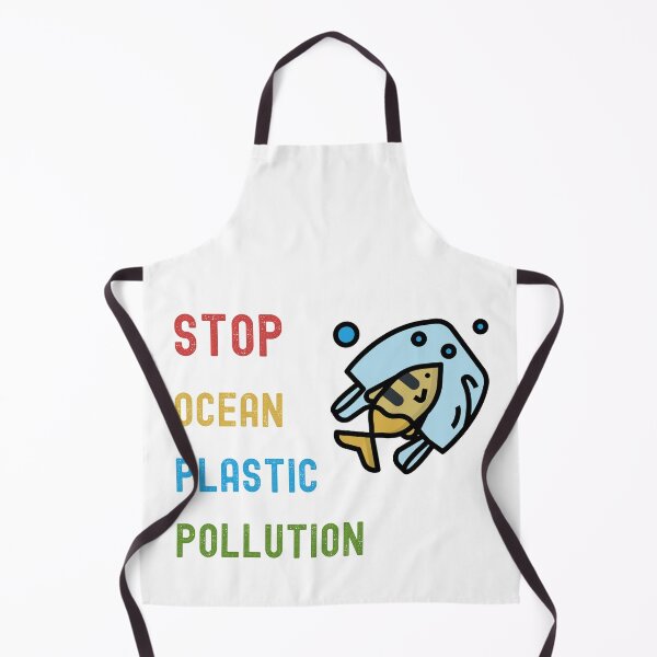 Item preview, Stop Ocean Plastic Pollution Fish designed and sold by Nostraw.