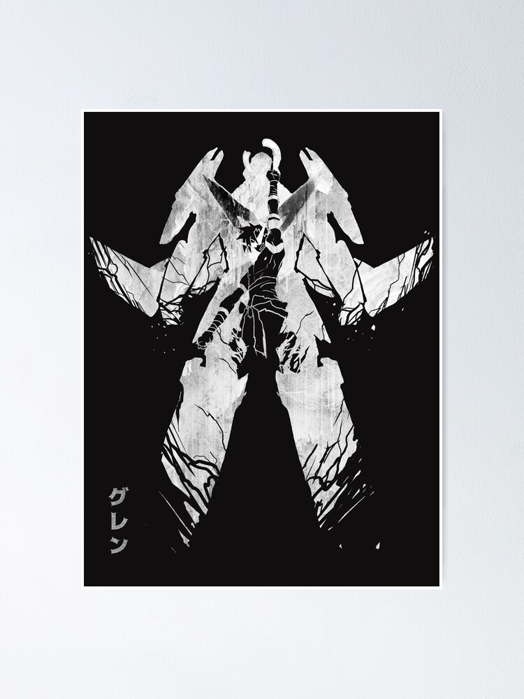 A Legacy Grey Version:Tengen Toppa Gurren Lagann Anime/Manga Poster for  Sale by vertei