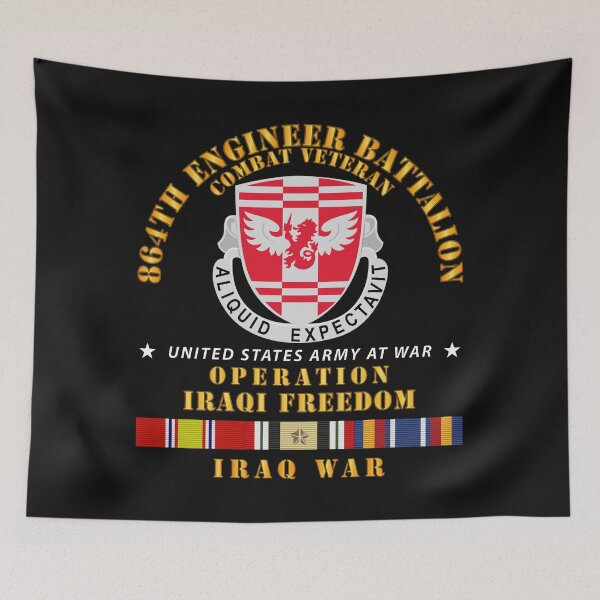 Item preview, Army - 864th Eng Bn - Iraqi Freedom Veteran w IRAQ SVC designed and sold by Military Insignia Products.
