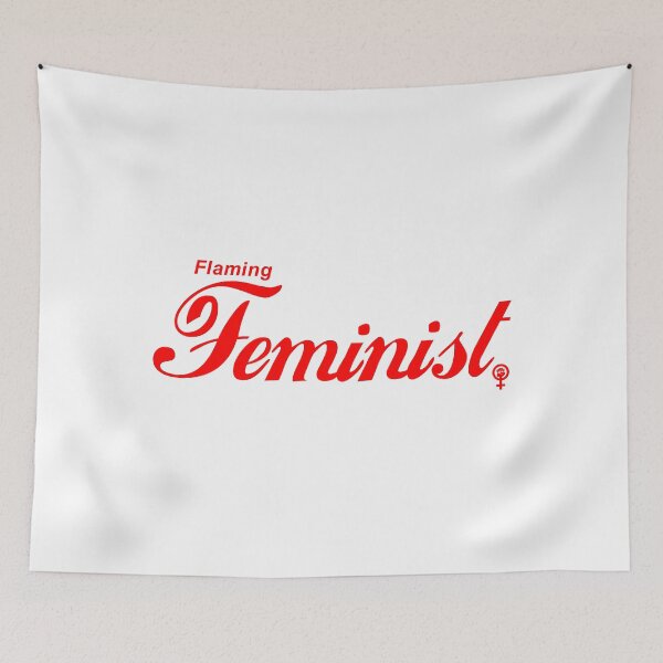 Item preview, Flaming Feminist - RED 2 designed and sold by Thelittlelord.
