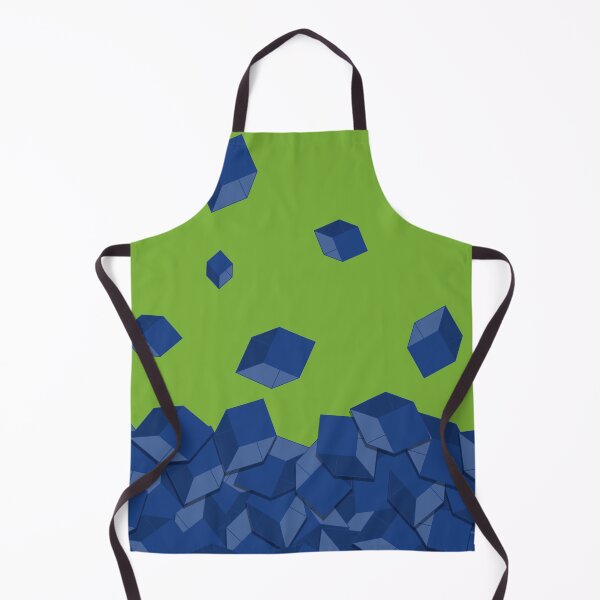 Item preview, Cubes in blue rainning in Spring designed and sold by platonicXXI.