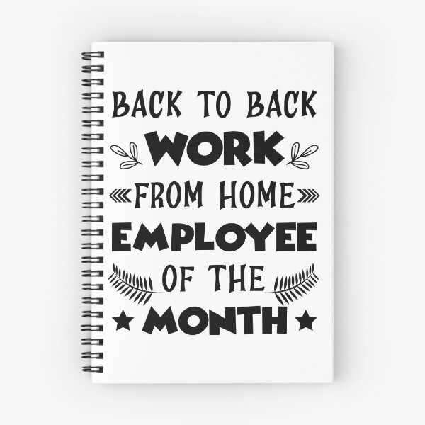 Item preview, Back to Back Work from Home Employee of the Month designed and sold by ADAMYASS.