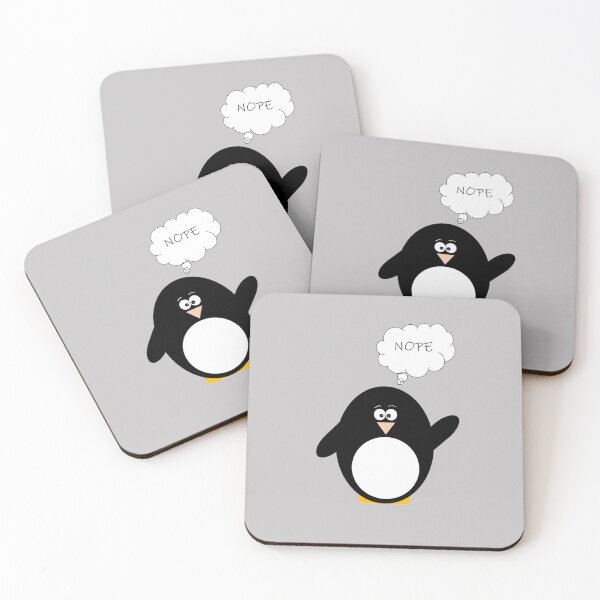 Item preview, Cute Penguin Funny Penguin Nope designed and sold by lisaamakye.