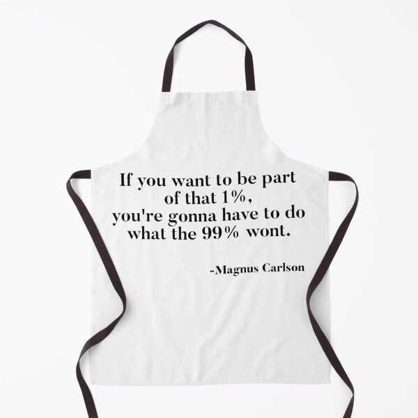 Item preview, Magnus Carlson quote on chess. designed and sold by chessmate.