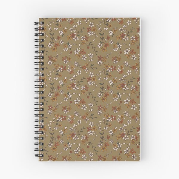 Item preview, Green, Orange, Rust Fall Ditsy Floral designed and sold by StudioPosies.