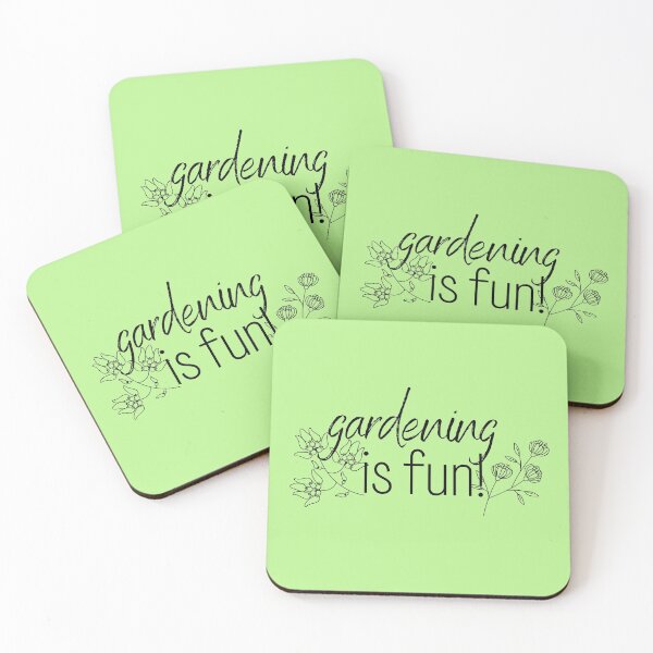 Item preview, Gardening Is Fun Cute Plant Motif Saying Design designed and sold by EarthArtDesigns.