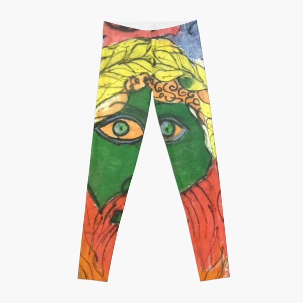 Camp Half-Blood Mural of Zeus Leggings