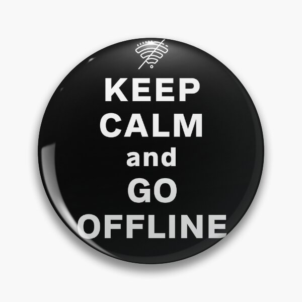 Item preview, Keep calm and go offline designed and sold by Try-It.