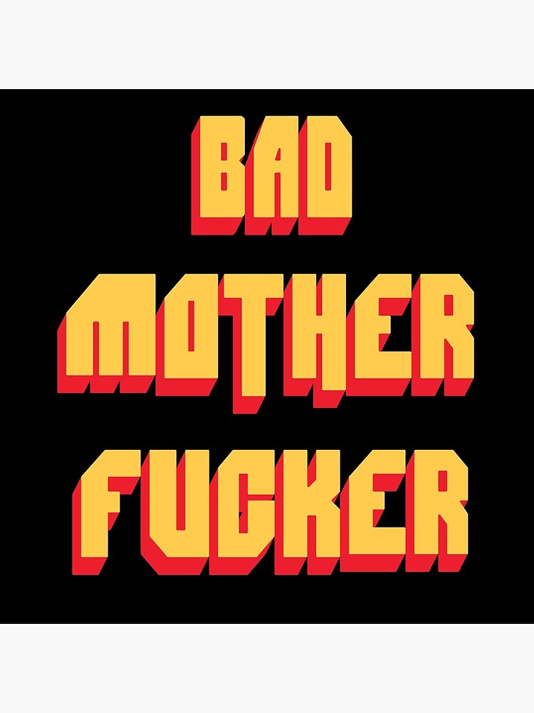 Bad Mother Fucker Pulp Fiction Tarantino Samuel L Jackson 80s Movie Coasters Set of 4