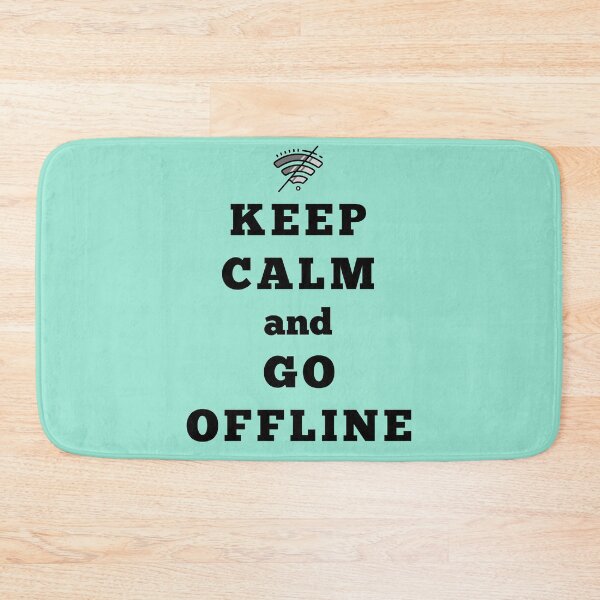 Item preview, Keep calm and go offline designed and sold by Try-It.