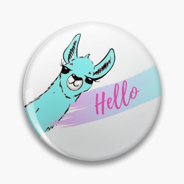 Item preview, Llama Saying Hello - Funny Llama Design designed and sold by LordAudes.