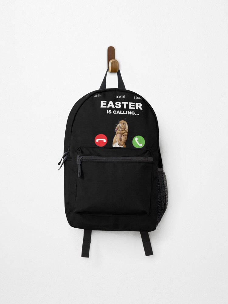 Thumbnail 1 of 3, Backpack, Easter Calls - Bunny Easter Rabbit designed and sold by Ibu83.