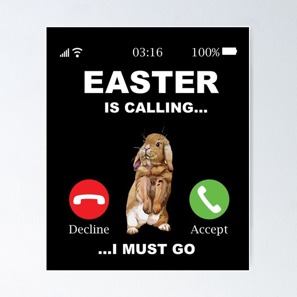 Item preview, Easter Calls - Bunny Easter Rabbit designed and sold by Ibu83.