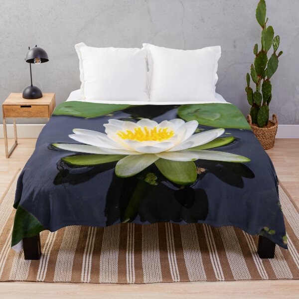 Item preview, Water Lily floating in a lake designed and sold by Karen Hogan.