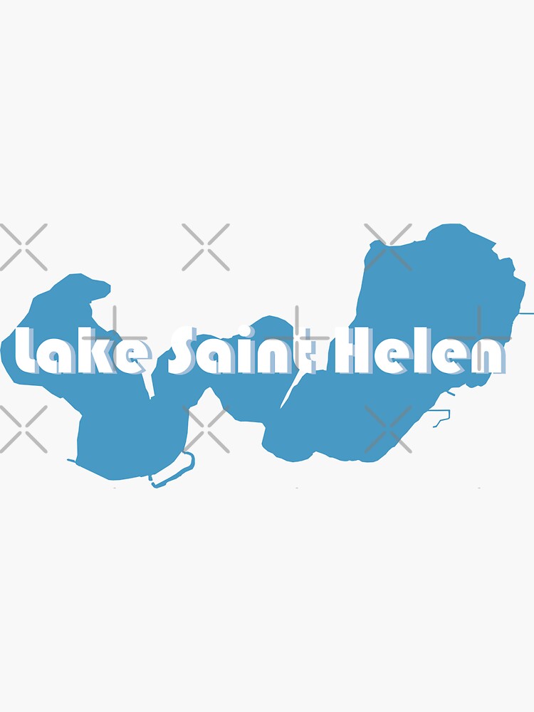 "Lake Saint Helen, Michigan " Sticker for Sale by Awake88 Redbubble