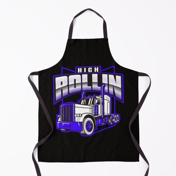 Item preview, High Rollin Trucker Truck Driver Big Truck Over The Road Trucker 18 Wheeler designed and sold by CarantinedChaos.