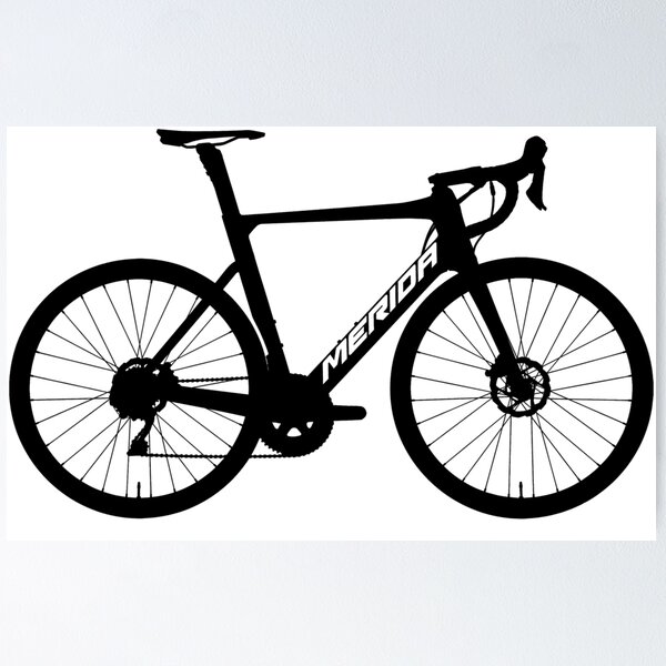 Item preview, Merida Reacto Road Bike Silhouette designed and sold by PositiveLad.