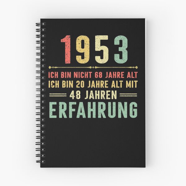 Item preview, Ich bin nicht 68 jahre alt, ich bin 20 jahre alt mit 48 jahren erfahrung. 1953 vintage designed and sold by mharlan0ue.