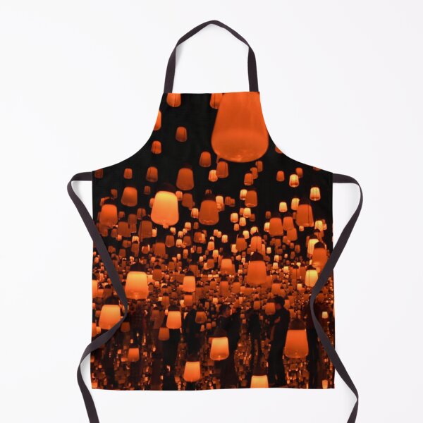 Item preview, Infinite Orange Lit Lanterns in Tokyo Japan designed and sold by Lara-vez.