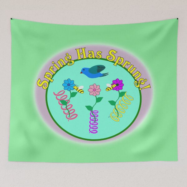 Item preview, Spring has Sprung – Pastel Colors – Birds, Flowers, and Bees designed and sold by ThisNThatImages.