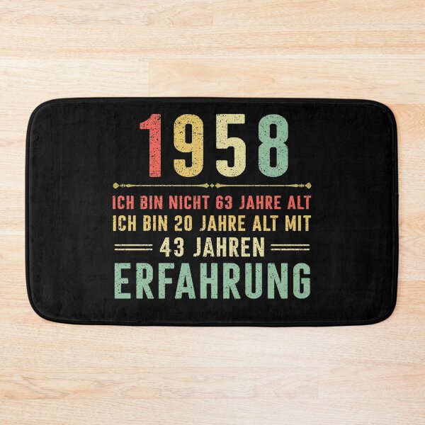 Item preview, Ich bin nicht 63 jahre alt, ich bin 20 jahre alt mit 43 jahren erfahrung. 1958 vintage designed and sold by mharlan0ue.