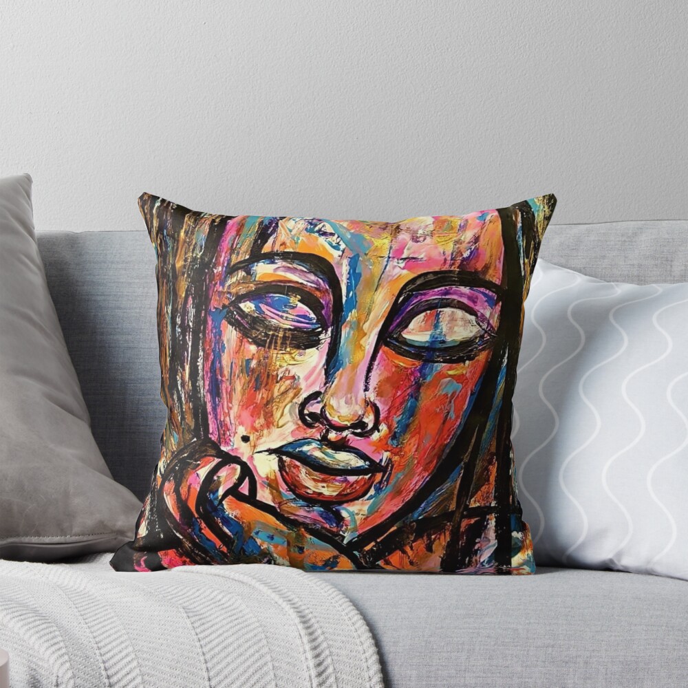 Item preview, Throw Pillow designed and sold by amoxes.