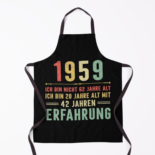 Item preview, Ich bin nicht 62 jahre alt, ich bin 20 jahre alt mit 42 jahren erfahrung. 1959 vintage designed and sold by mharlan0ue.