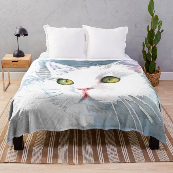 Item preview, A White Cat designed and sold by AmorDeusArt.
