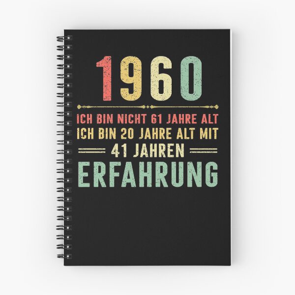Item preview, Ich bin nicht 61 jahre alt, ich bin 20 jahre alt mit 41 jahren erfahrung. 1960 vintage designed and sold by mharlan0ue.