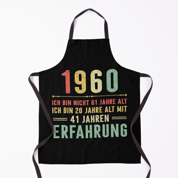 Item preview, Ich bin nicht 61 jahre alt, ich bin 20 jahre alt mit 41 jahren erfahrung. 1960 vintage designed and sold by mharlan0ue.